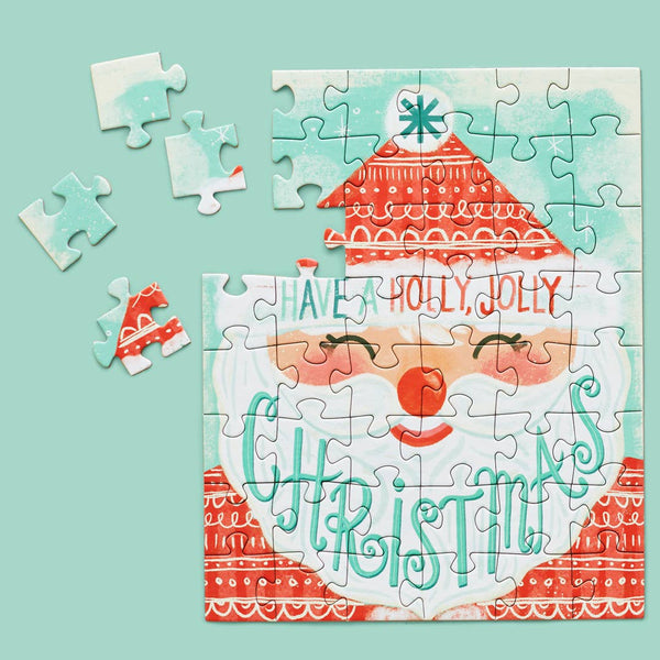 Holly Jolly Santa Puzzle Snax