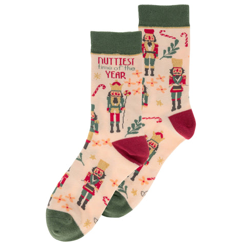 Nutcracker Christmas Socks