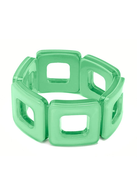 Block Resin Bracelet