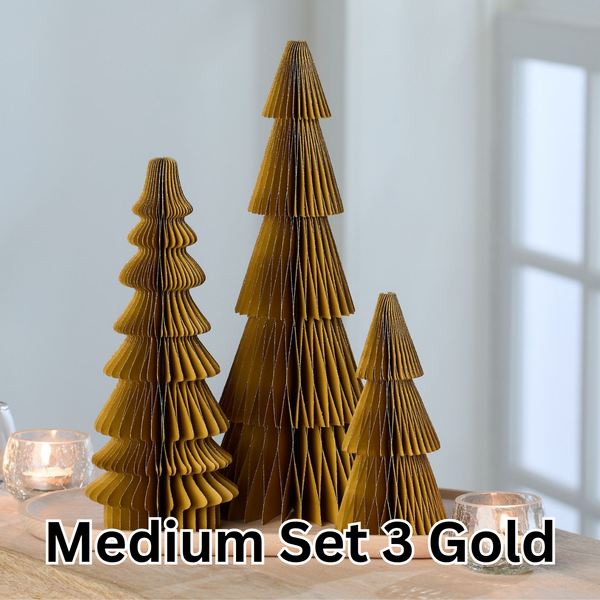 Honeycomb Paper Tree - Set of 3 Medium