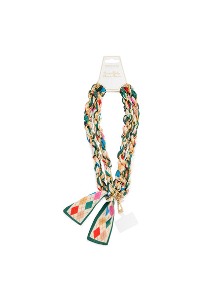 Argyle Crossbody Phone Chain