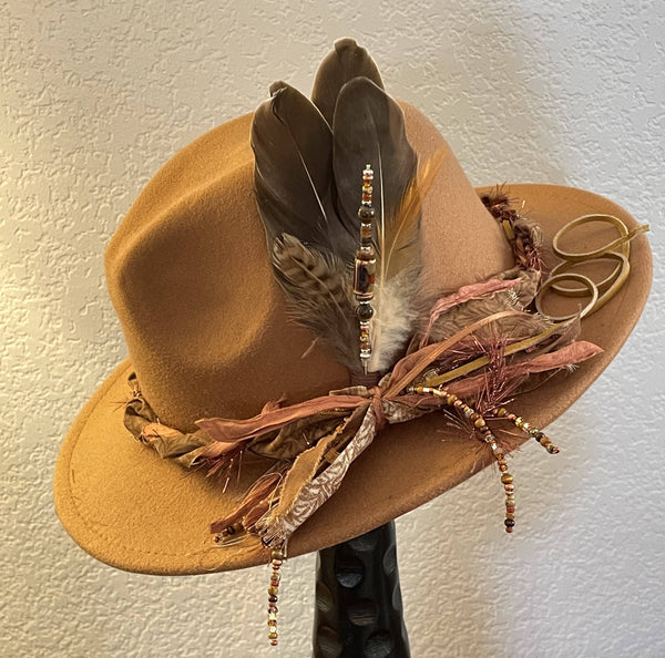 Fat Braid Feather and Pin Set