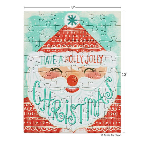 Holly Jolly Santa Puzzle Snax