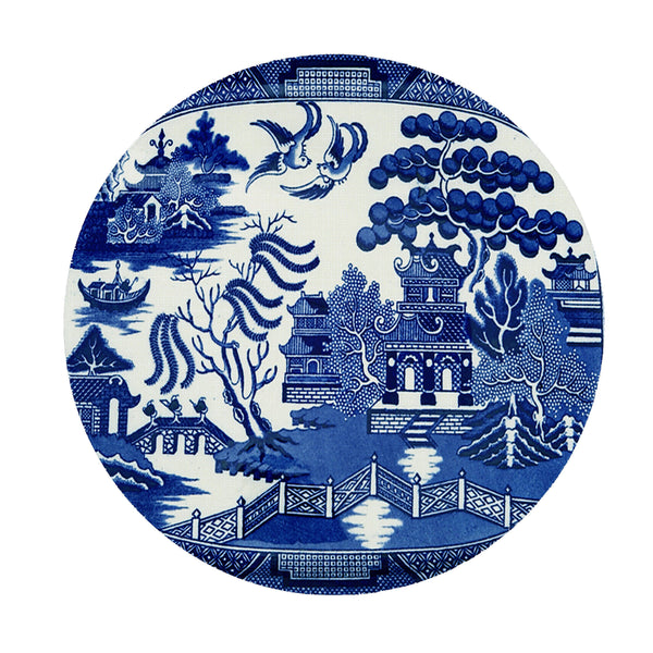 Blue Willow Placemats - Set of 4 Round