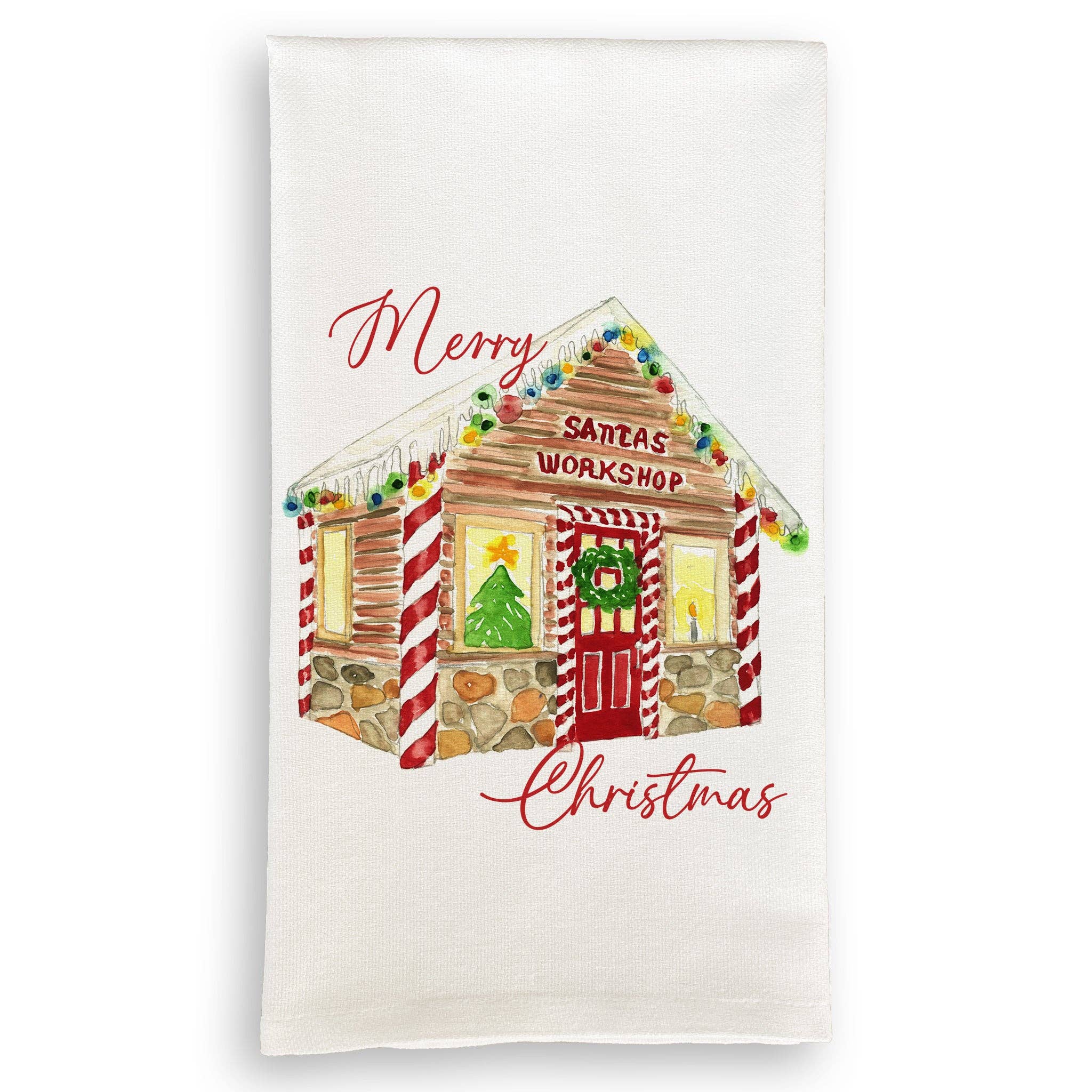 Santa's Workshop Kitchen Towel