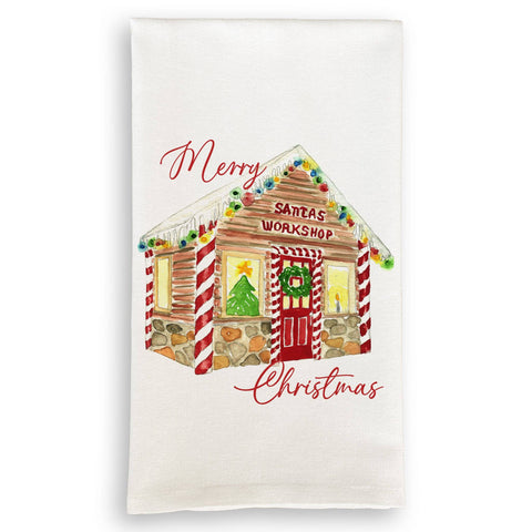 Santa's Workshop Kitchen Towel