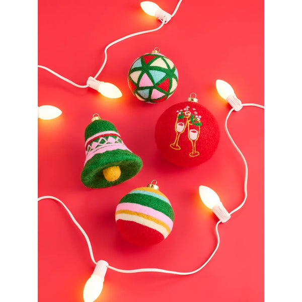 Bubbly Felt Ornaments
