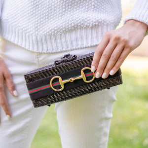 Colette Snaffle Ribbon Clutch