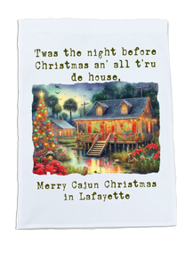 Merry Cajun Christmas Kitchen Towel