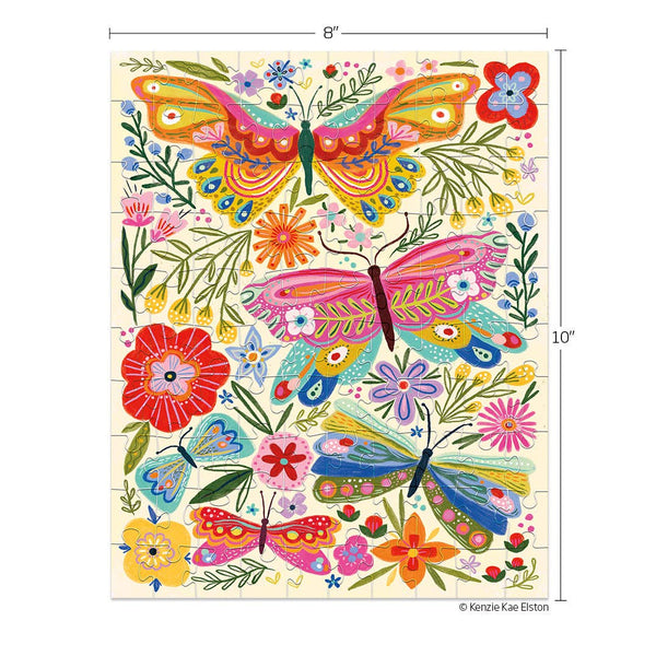 Butterfly Floral Puzzle Snax