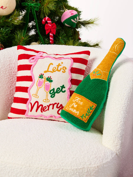 Champagne Bottle Pillow