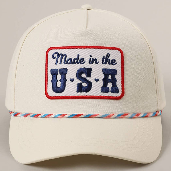USA Embroidery Patch Baseball Hat