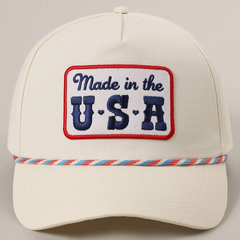 USA Embroidery Patch Baseball Hat