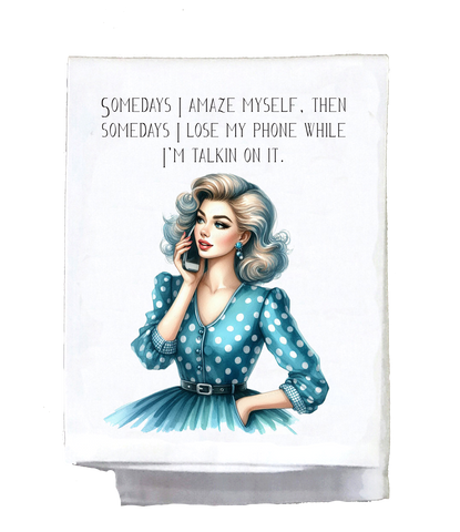 Somedays I Amaze Myself Kitchen Towel