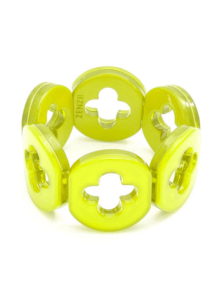Clover Resin Bracelet