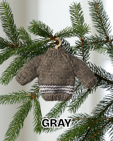 Mini Hand Knit Sweater Garland