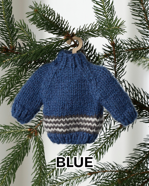 Mini Hand Knit Sweater Garland