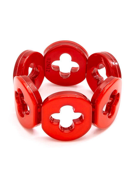 Clover Resin Bracelet
