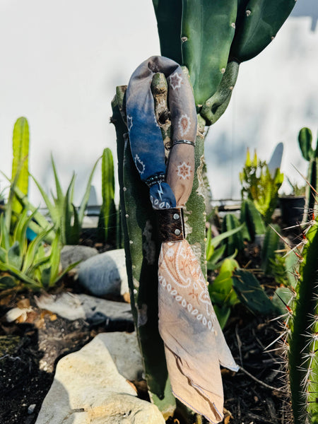 Denim Hues Hand Dyed Bandana