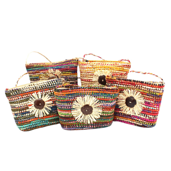 Barbados Crochet Straw Crossbody Bag