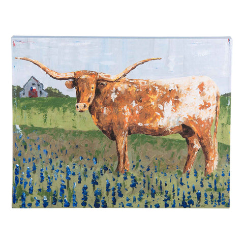 Texas Longhorn Canvas