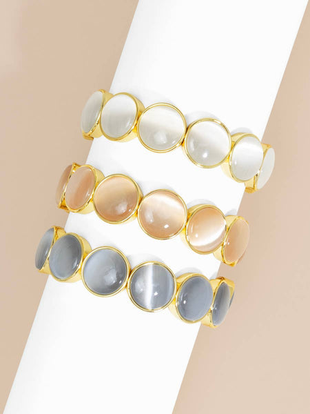 Cat Eye Stretch Bracelet - Large