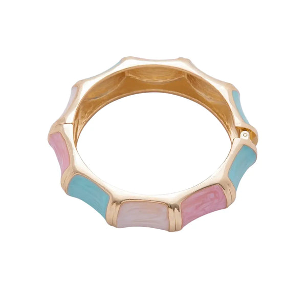 Enamel Bangle Bracelet