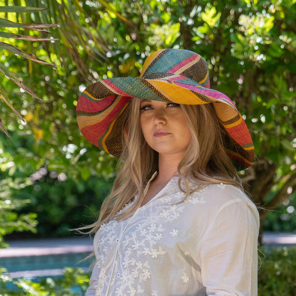 Grace Straw Hat - Carmalita Swirl