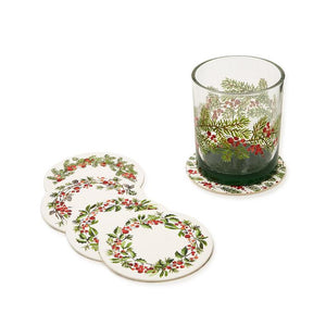 Merry Berry Coasters - Set of 24