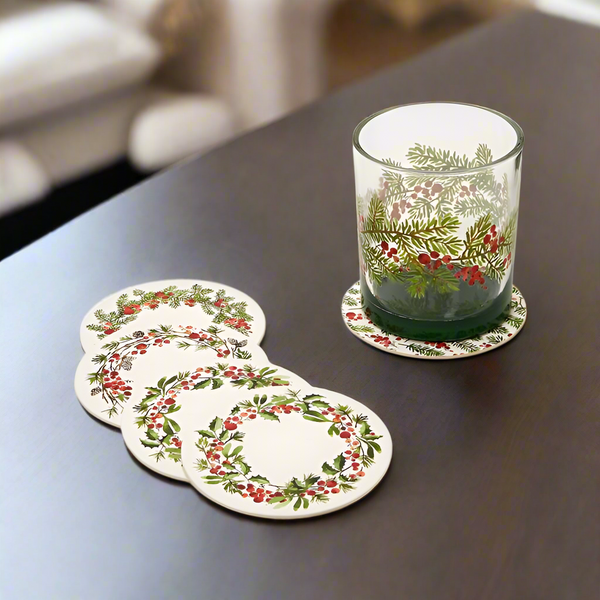 Merry Berry Coasters - Set of 24