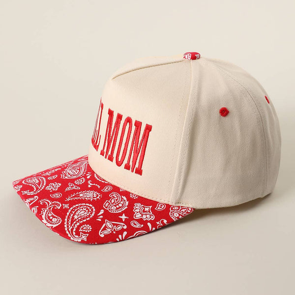 Chill Mom Paisley Baseball Hat