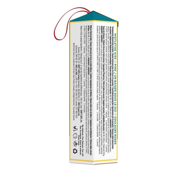 Burt's Bees Holiday Mistletoe Kiss Pink Gift Set - Pack of 3