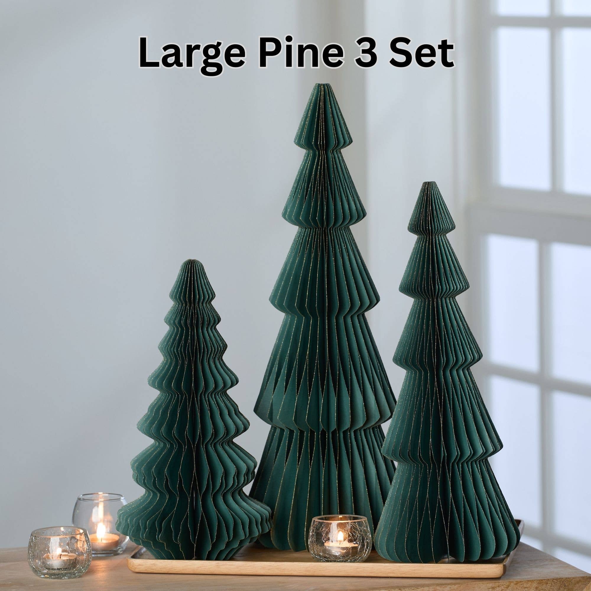 Honeycomb Paper Trees - Set of 3 Large