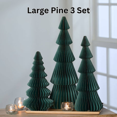 Honeycomb Paper Trees - Set of 3 Large