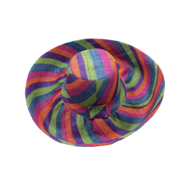 Grace Straw Hat - Riviera Swirl