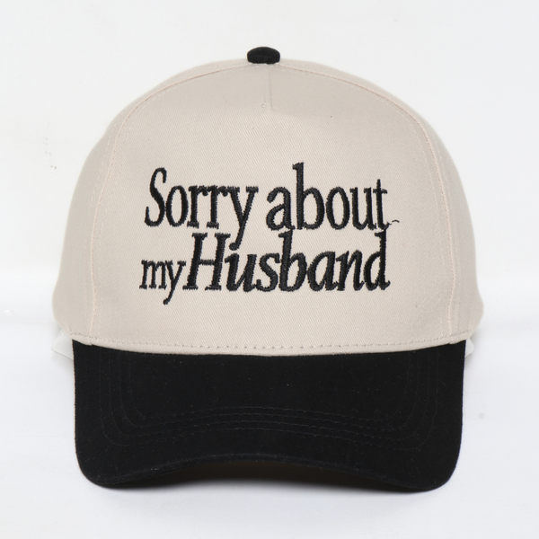 Sorry About My Husband Baseball Hat