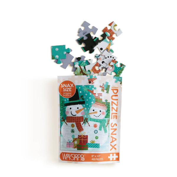 Snowmen Gift Exchange Puzzle Snax