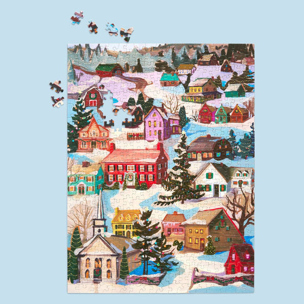 Winter Village Christmas Puzzle