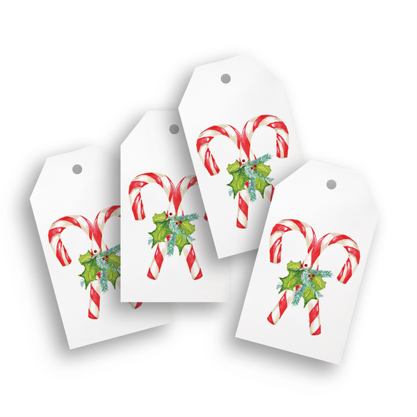 Candy Canes Gift Tags - Pack of 4