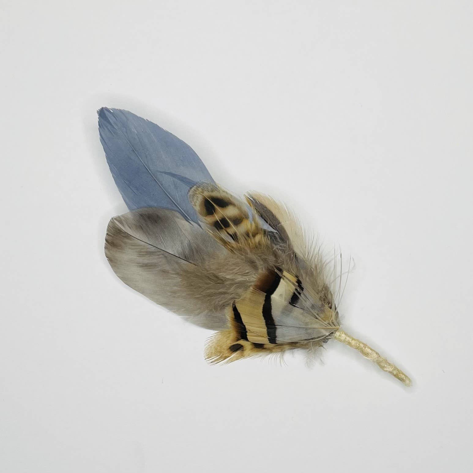 Feather Hat Pin - Skye