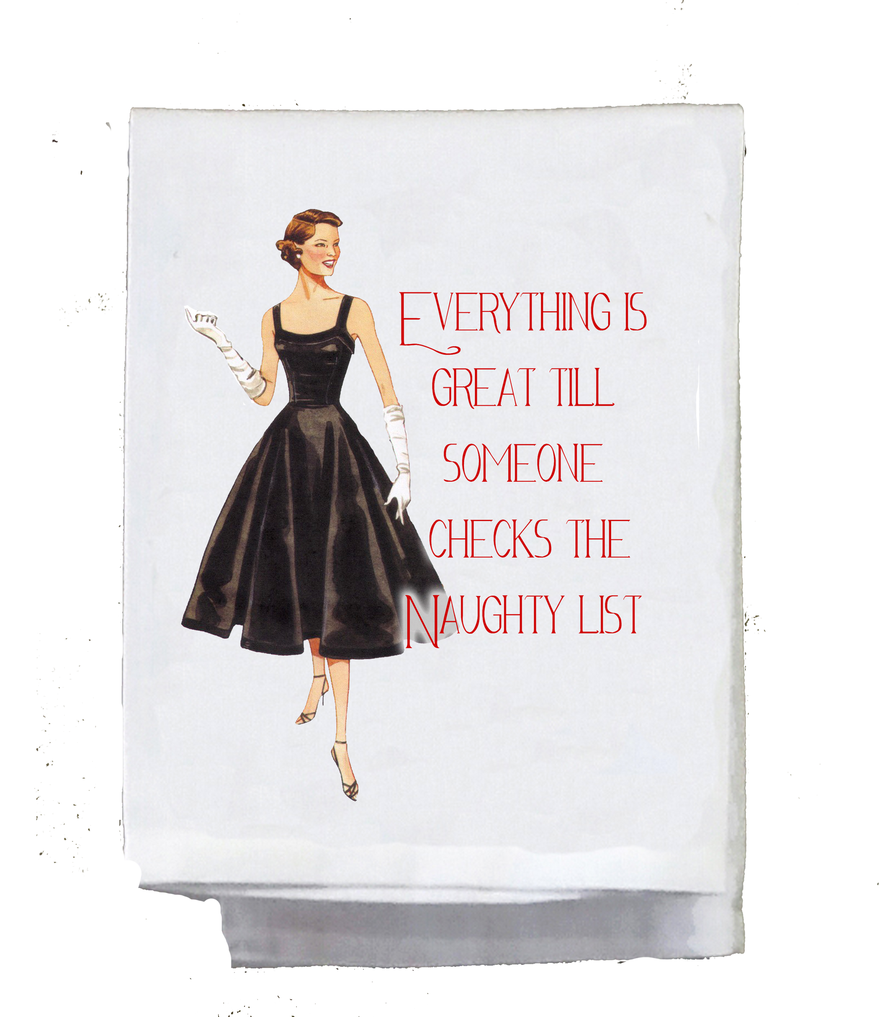 Christmas Everything Is Great Kitchen Towel