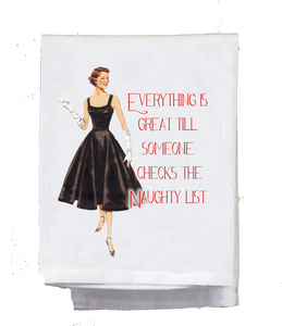 Christmas Everything Is Great Kitchen Towel