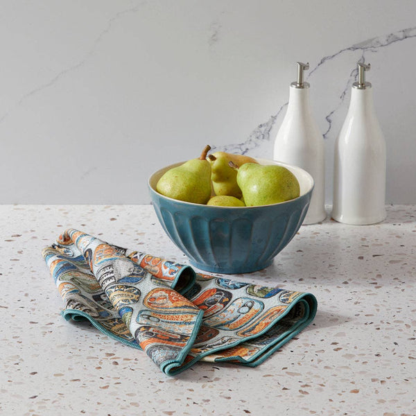 Sardines Microfiber Kitchen Towel