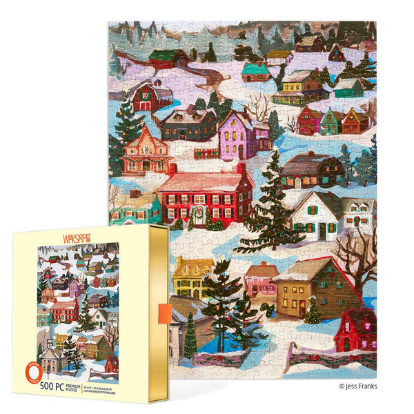 Winter Village Christmas Puzzle