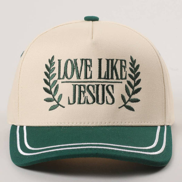 Love Like Jesus Embroidered Baseball Hat