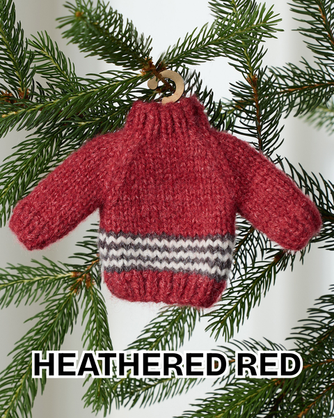 Mini Hand Knit Sweater Garland