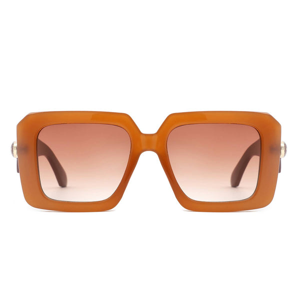 Oversize Square Vintage Inspired Sunglasses