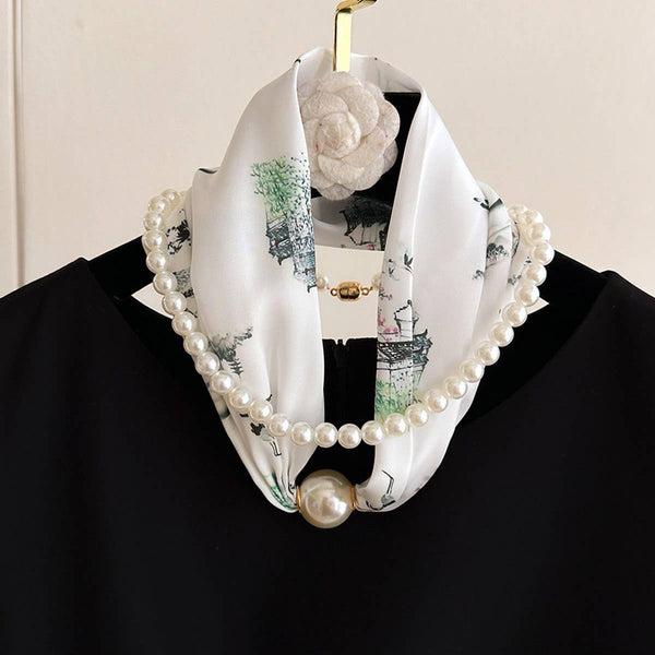 Magnetic Luster Pearl Necklace
