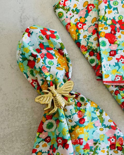Bountiful Garden Cloth Napkins - Set of 4