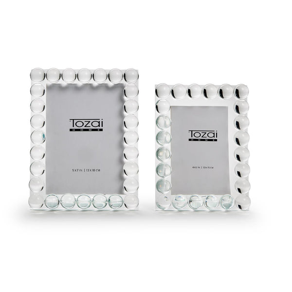 Bubbles Glass Photo Frame